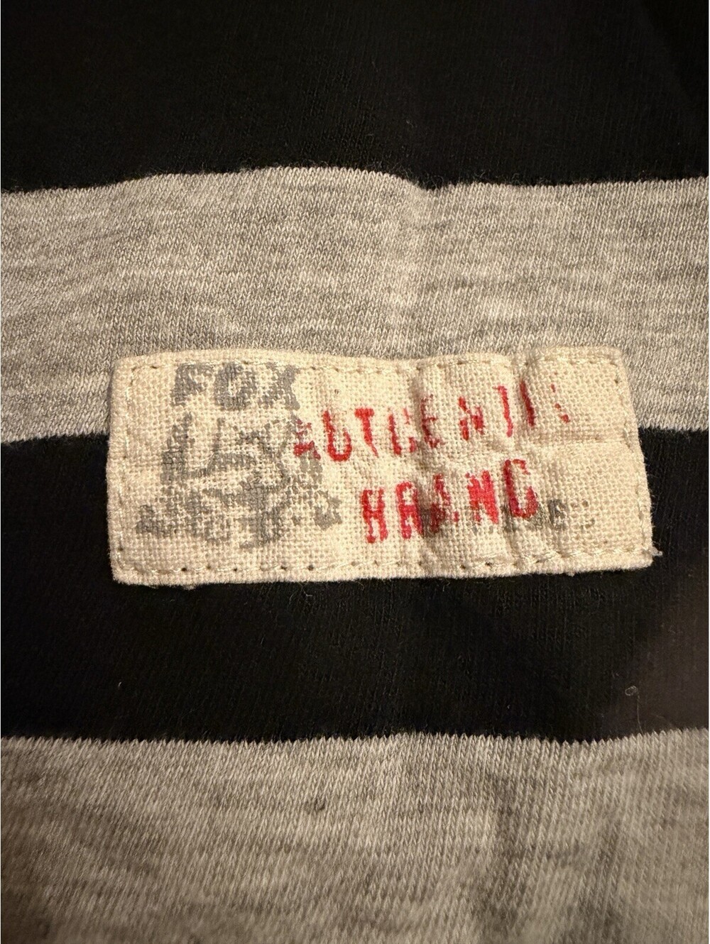 Vintage Fox Originals Amsterdam Striped Graphic Tee Shirt - Medium - Picture 5 of 5